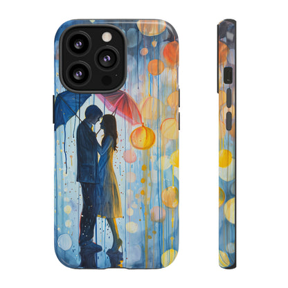 Rainy Day Love Umbrellas - Protective Phone Case