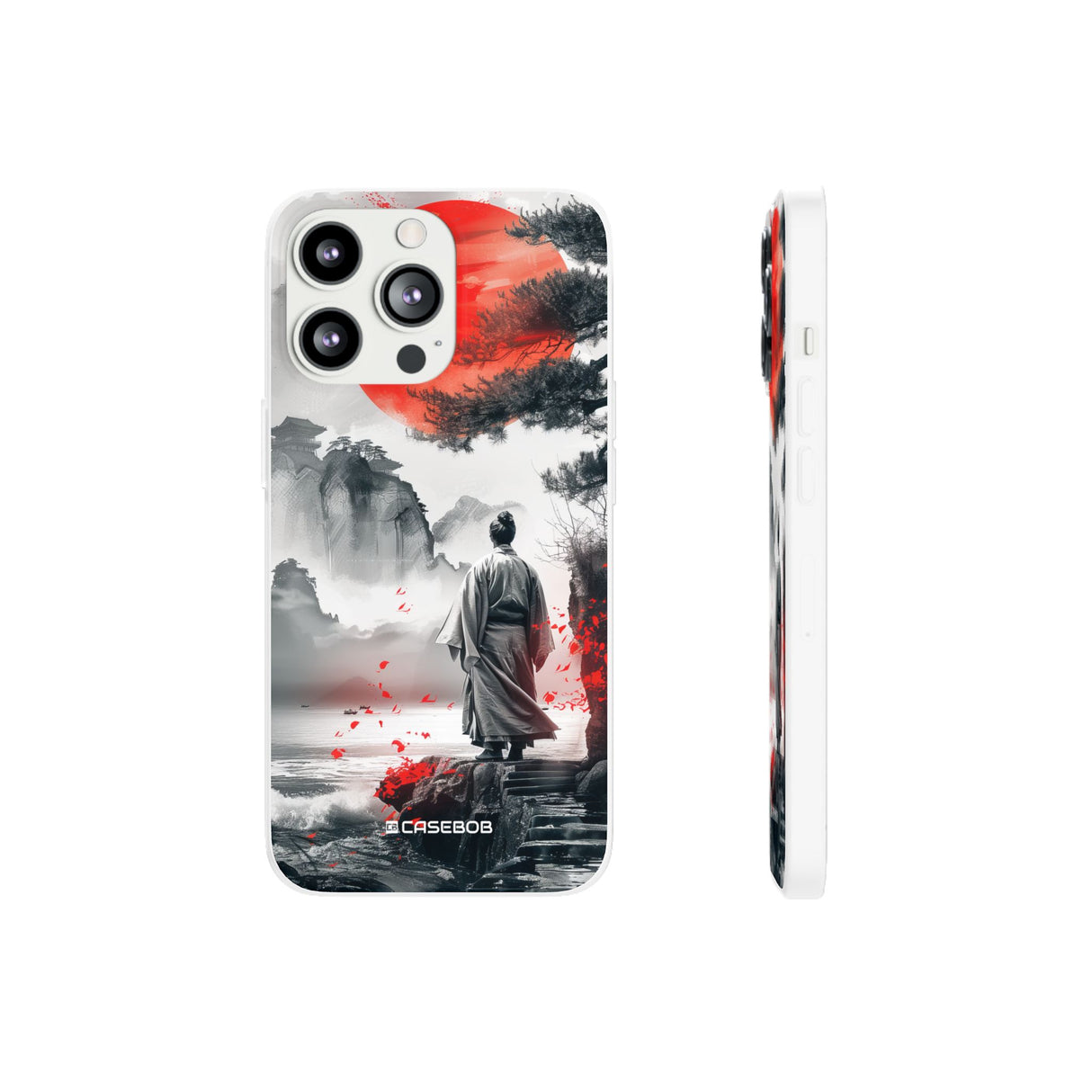 Serene Samurai Sunrise | Flexible Phone Case for iPhone