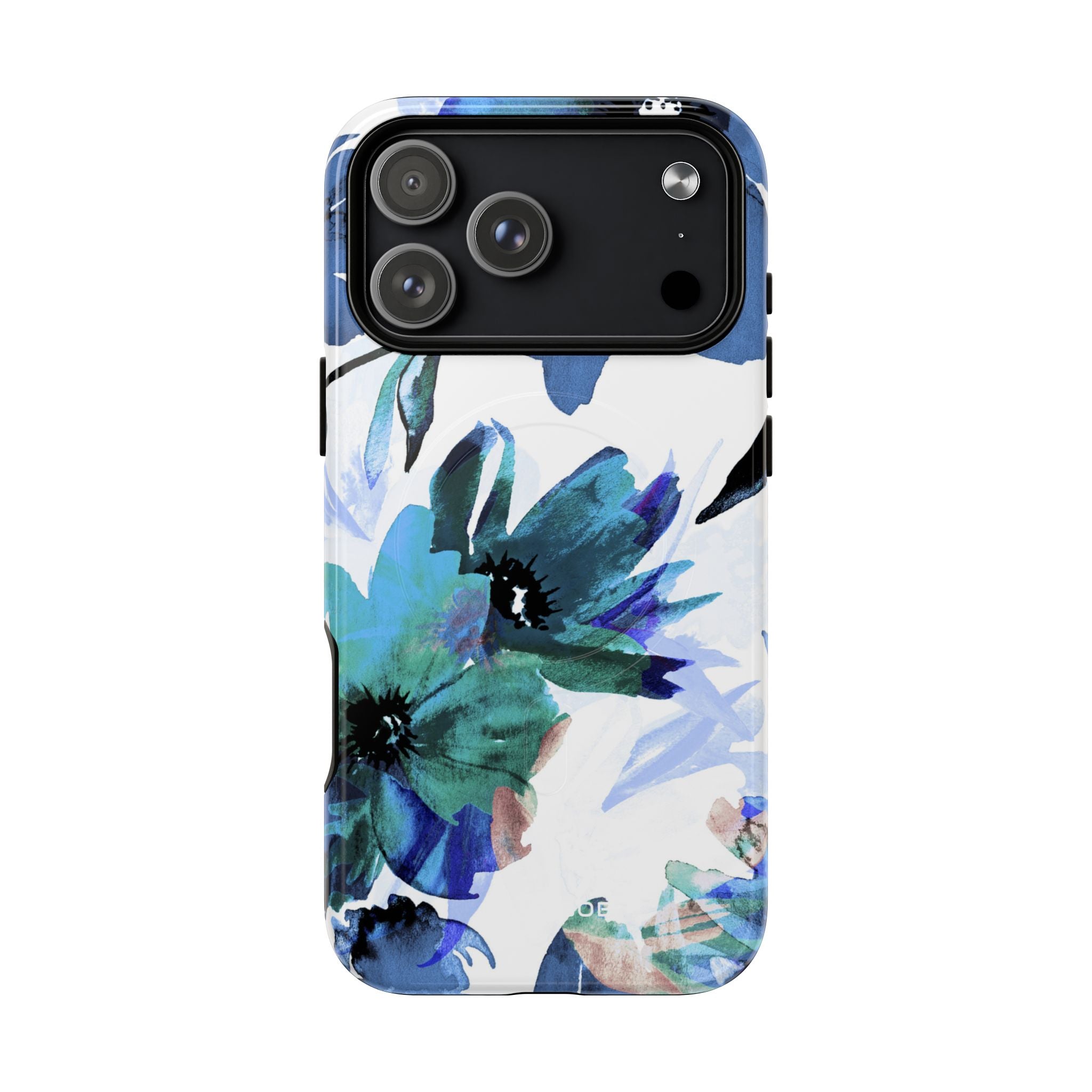 Blue Blossom Radiance iPhone 17 Pro Max Case - Tough+