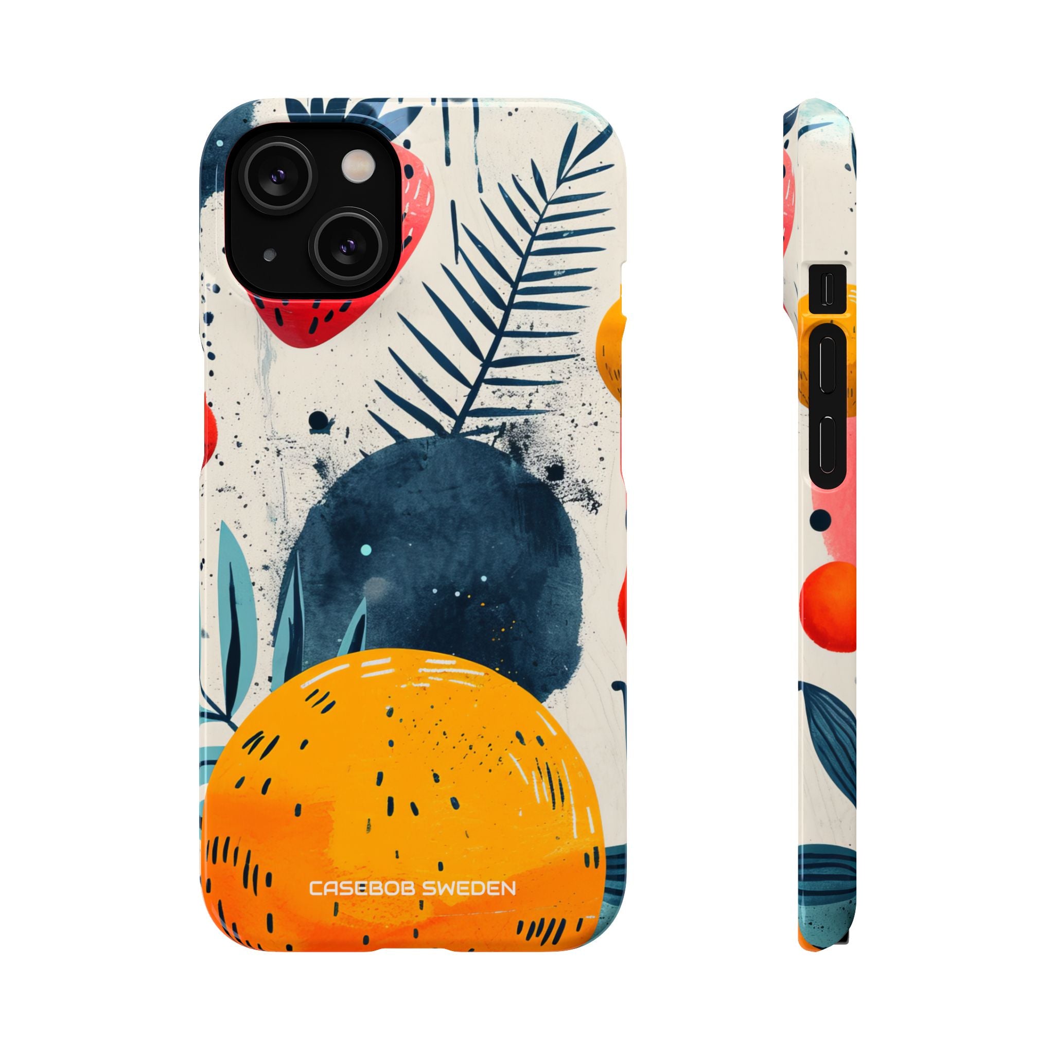 Vibrant Fruit Canvas - Slim iPhone 14 Phone Case