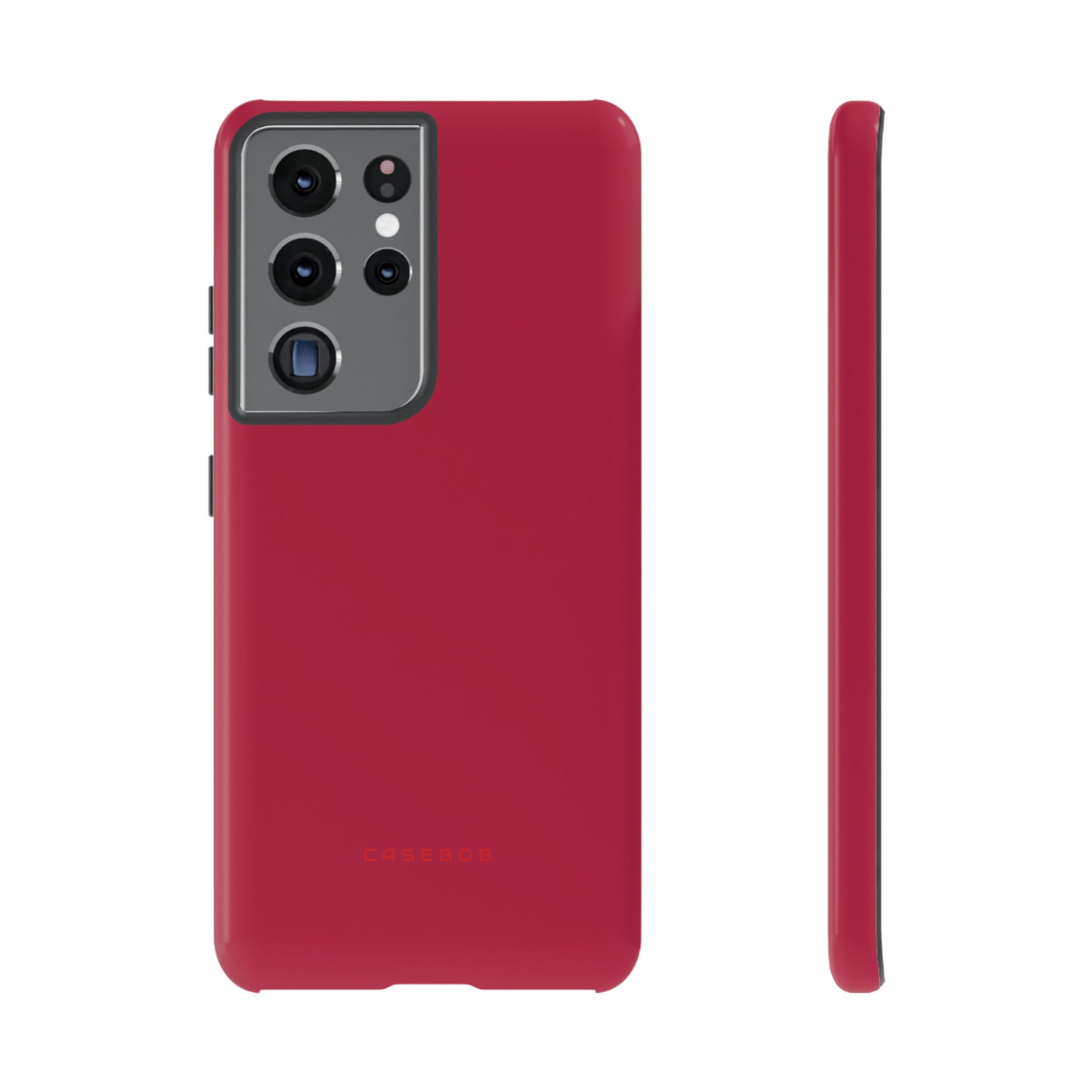 Bright Red Maroon - Protective Phone Case