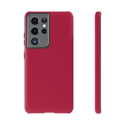 Bright Red Maroon - Protective Phone Case