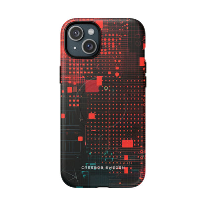 Gradient CyberFlux iPhone 15 | Tough+ Phone Case