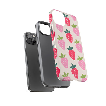 Vibrant Strawberry Rhythm - iPhone Case