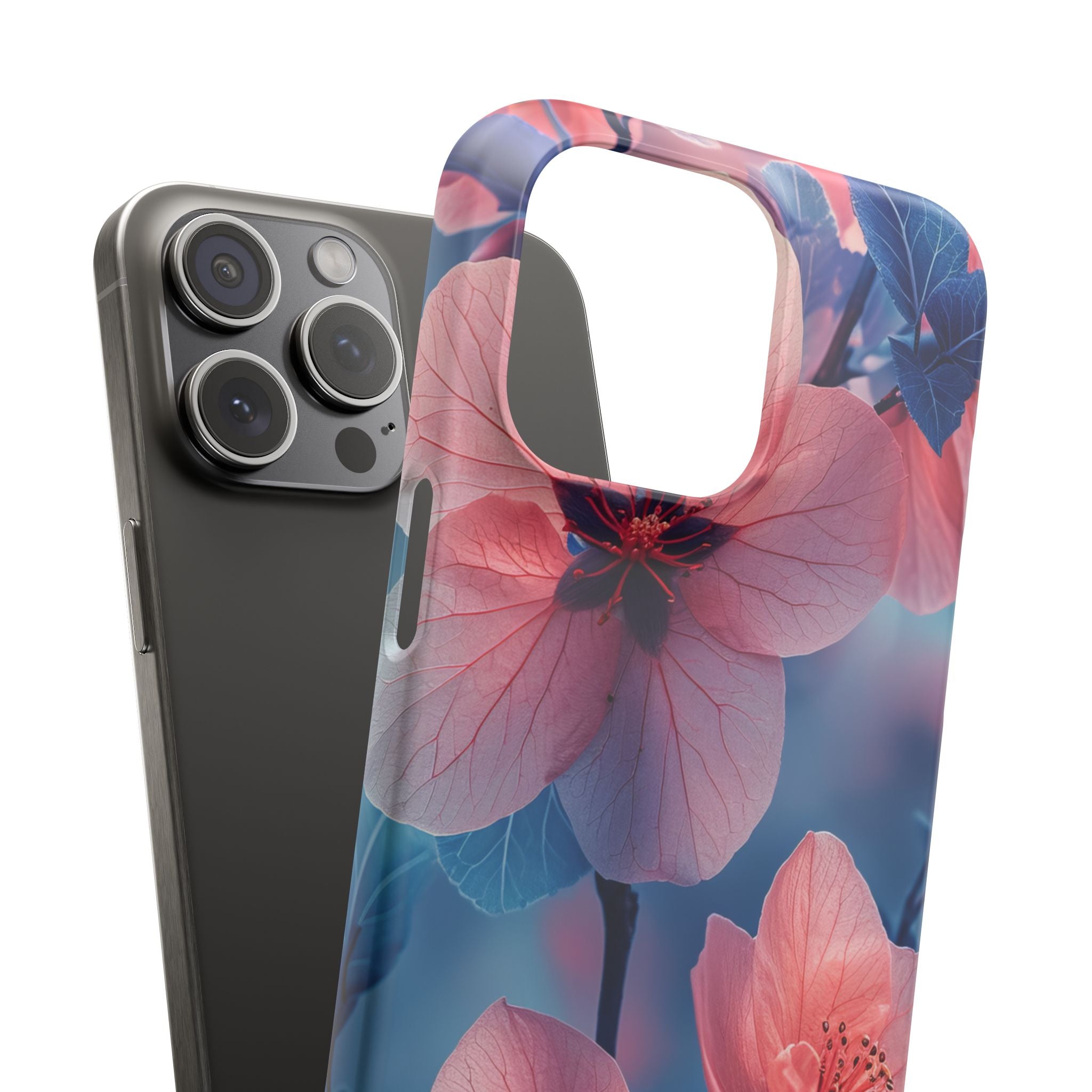 Ethereal Floral Harmony iPhone 15 - Slim Phone Case