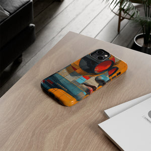 Cartoon Geometry Fusion - Protective Phone Case