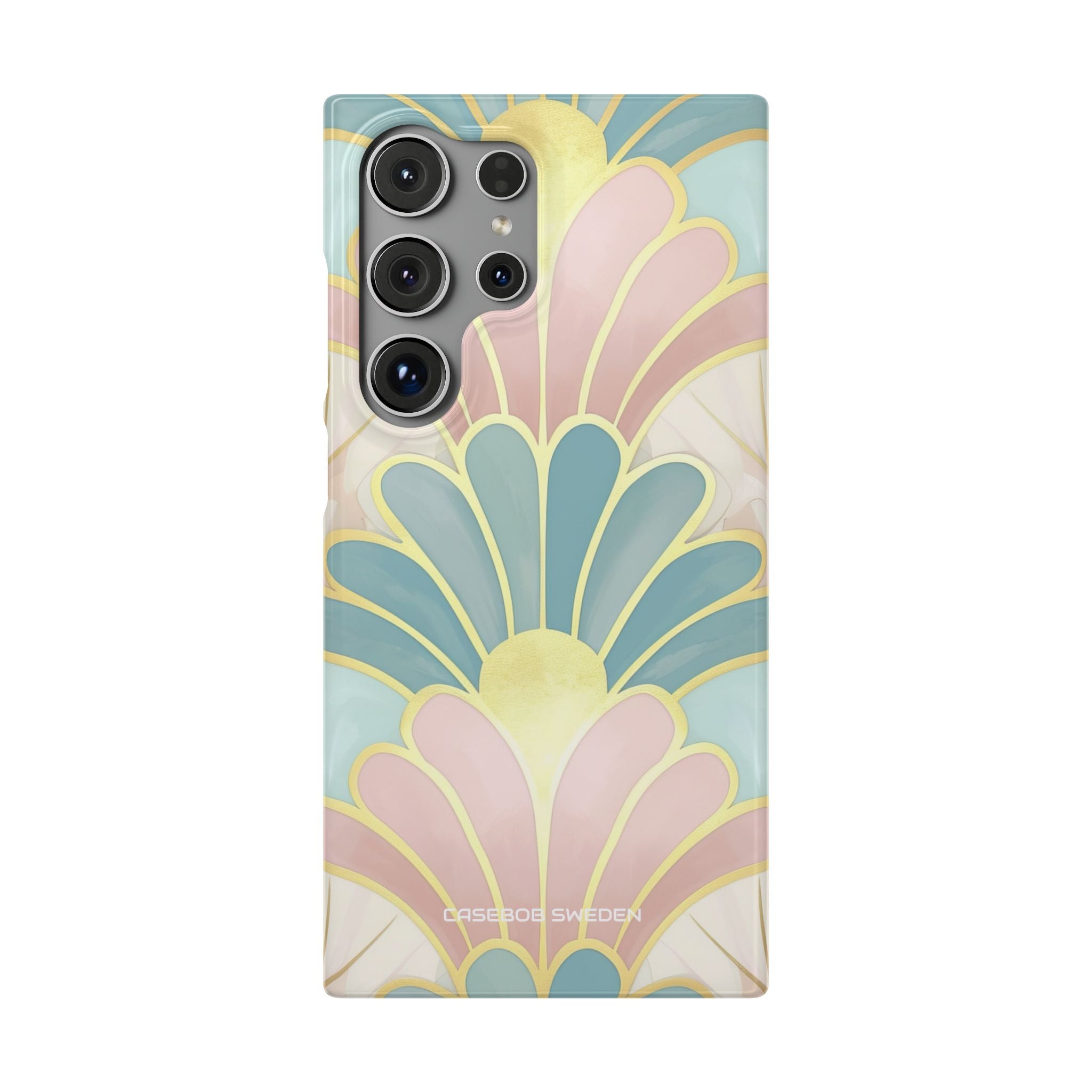 Pastel Deco Elegance - Slim Samsung S24 Phone Case