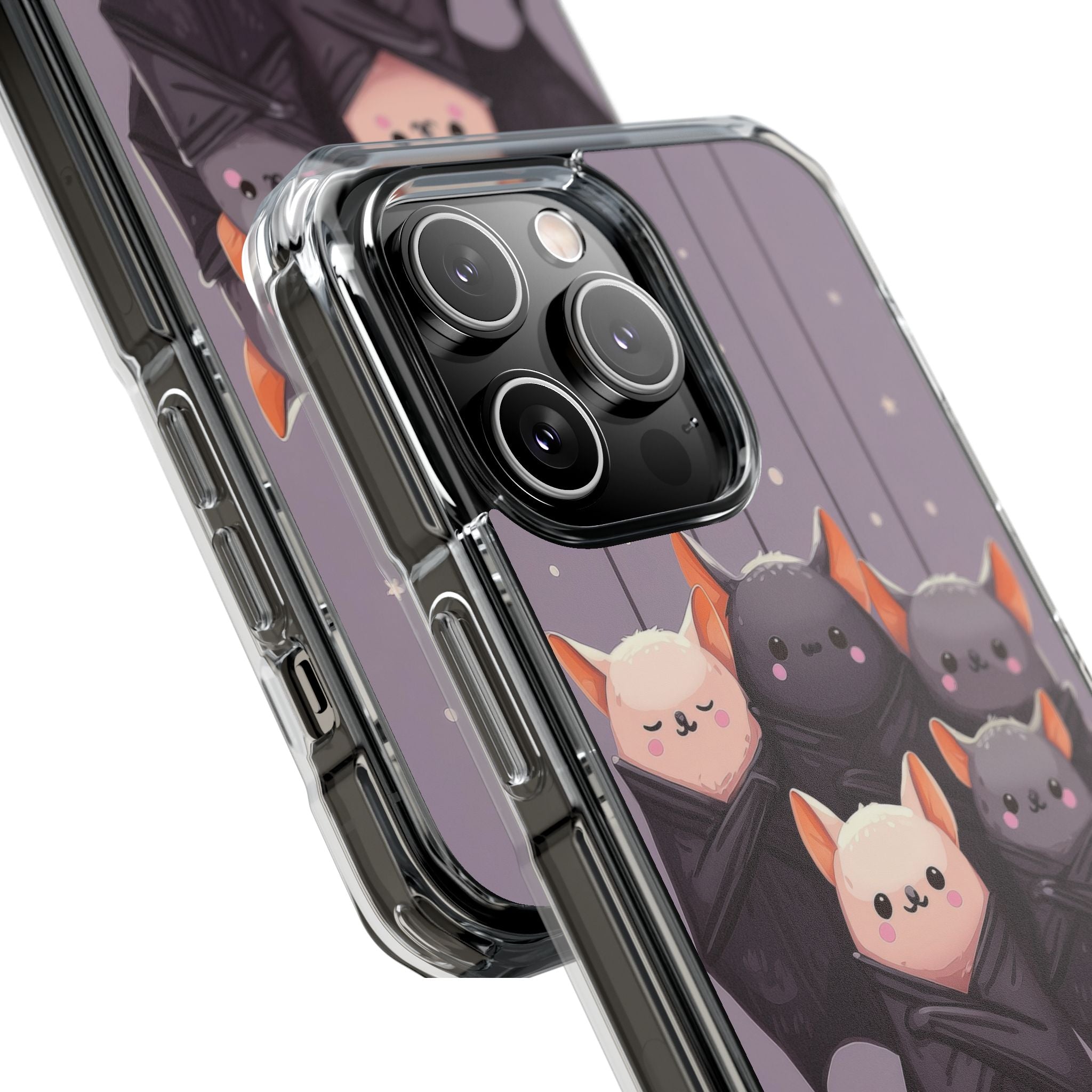 Playful Bats Hang iPhone Case - Impact