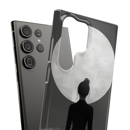 Zen Serenity Moon Reflection Samsung S23 - Slim Phone Case