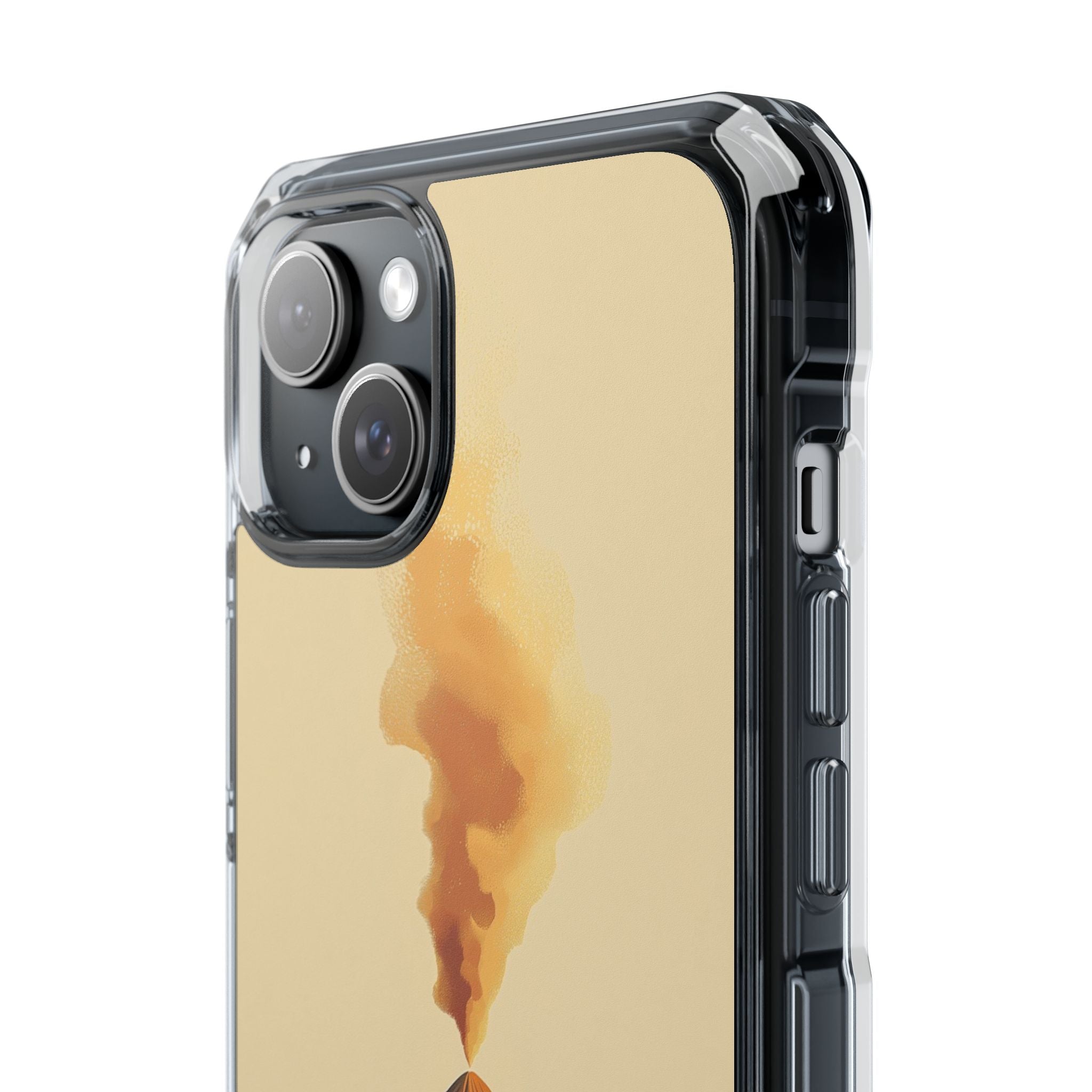 Volcano Erupts Brightly iPhone Case - Impact