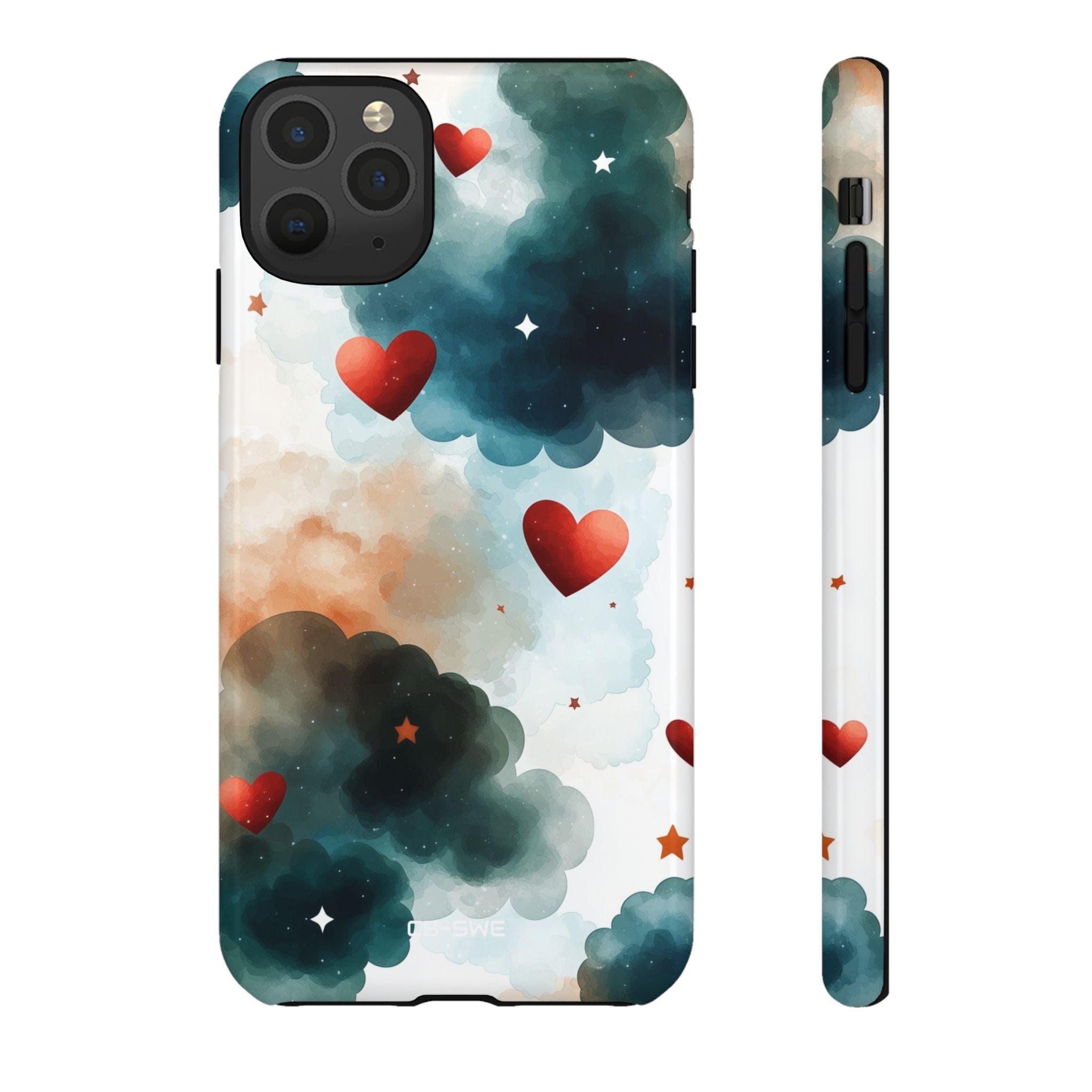 Floating Hearts Dance - iPhone Case
