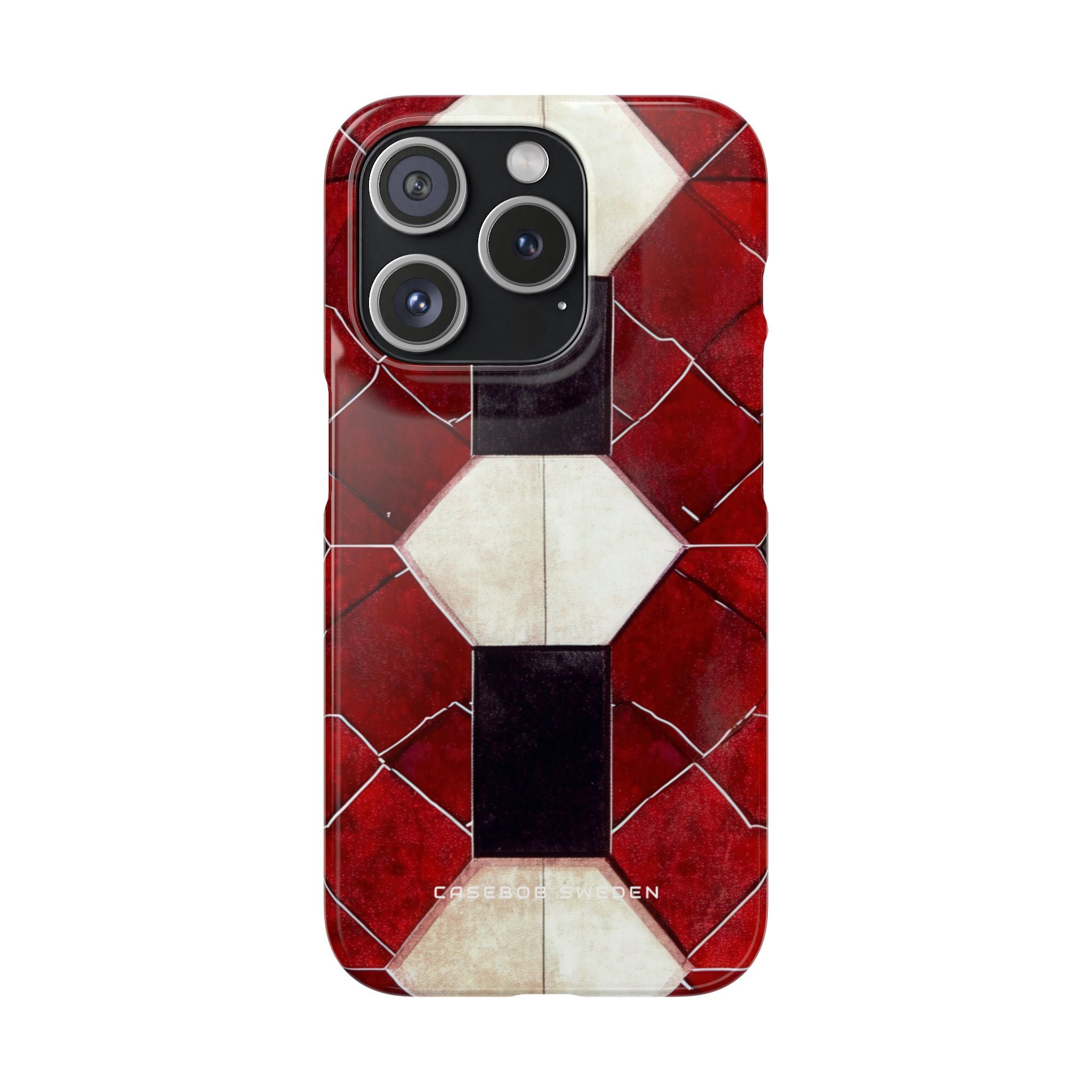 Gothic Hexagon Symmetry iPhone 15 - Slim Phone Case