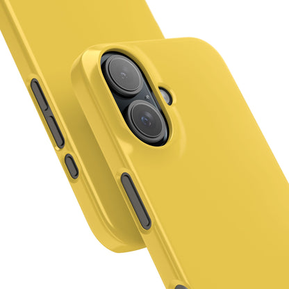 Mustard Yellow - Slim iPhone 16 Phone Case