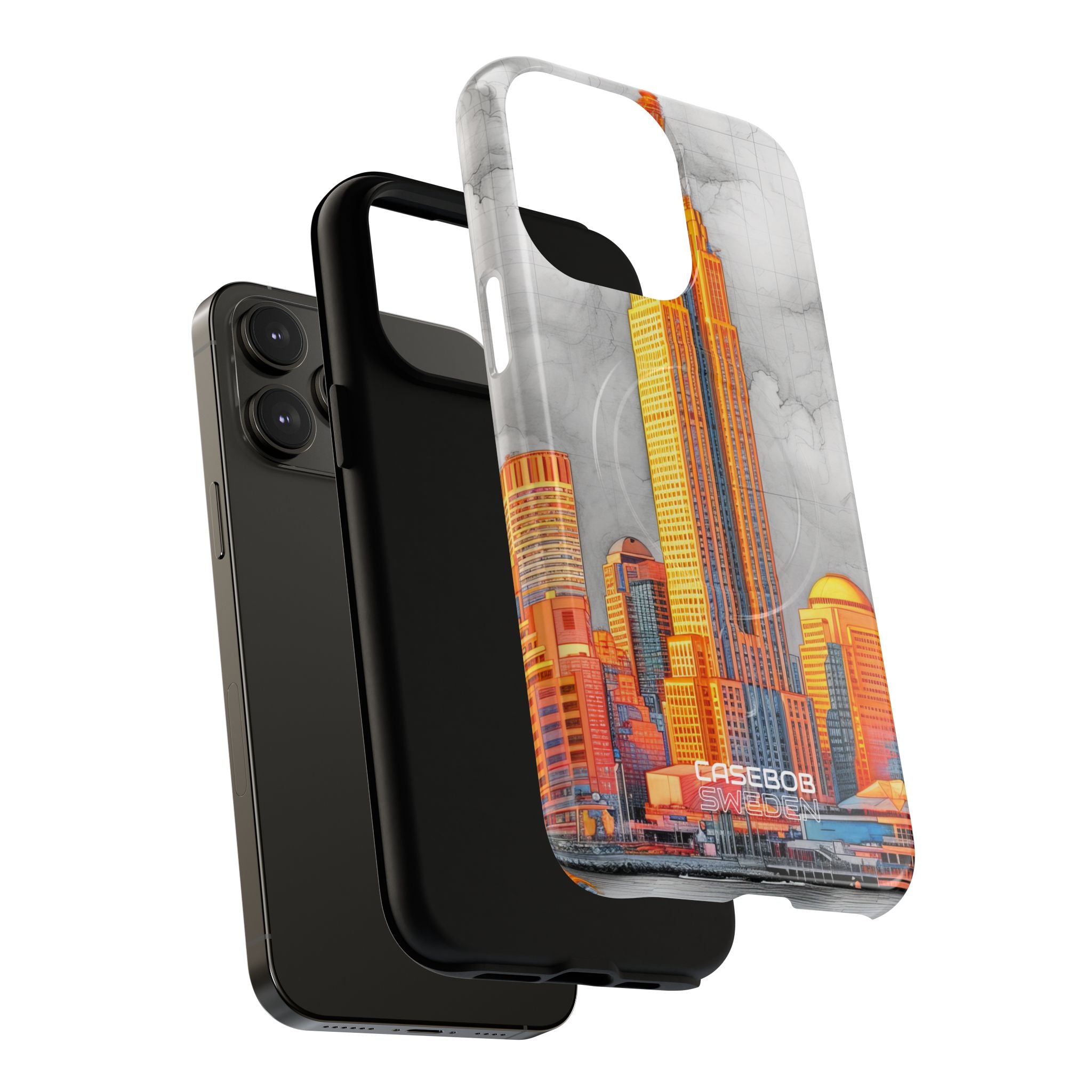 Vibrant City Skyline iPhone 14 - Tough+
