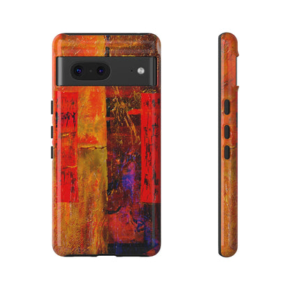 Red Oil Painting - Protective Phone Case