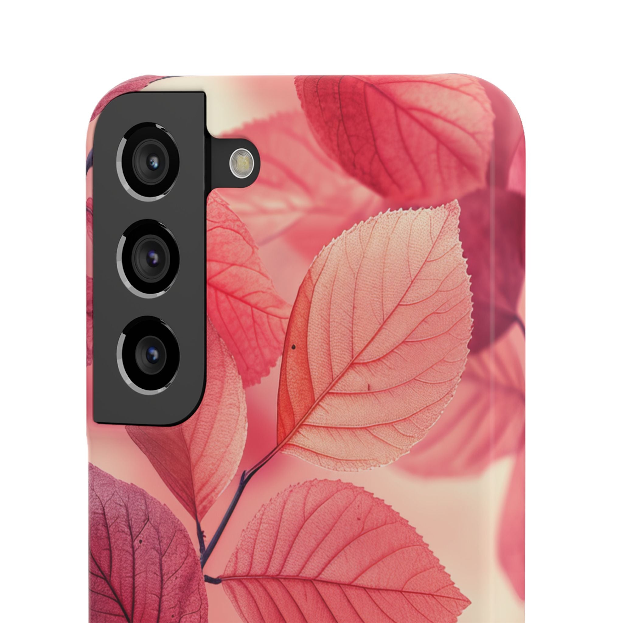 Pink Purple Nature Pattern - Slim Samsung S22 Phone Case