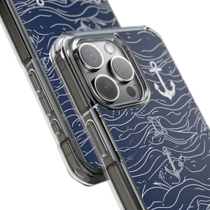 Nautical Serenity – Handyhülle für iPhone (Clear Impact – Magnetisch)