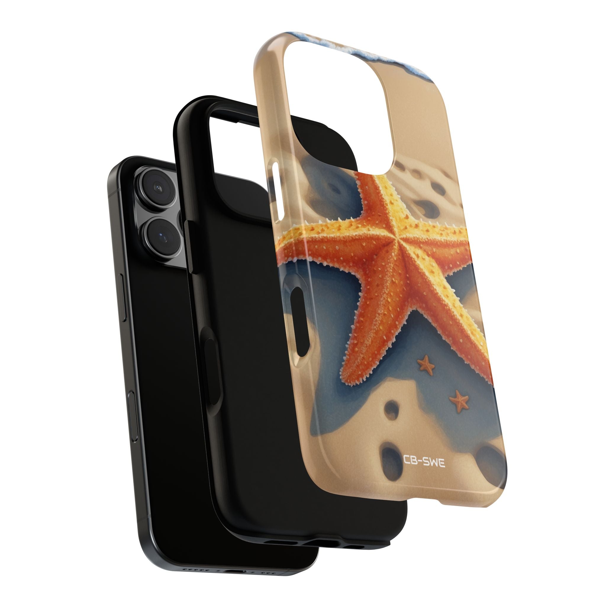 Starfish Rests On Sand - iPhone Case