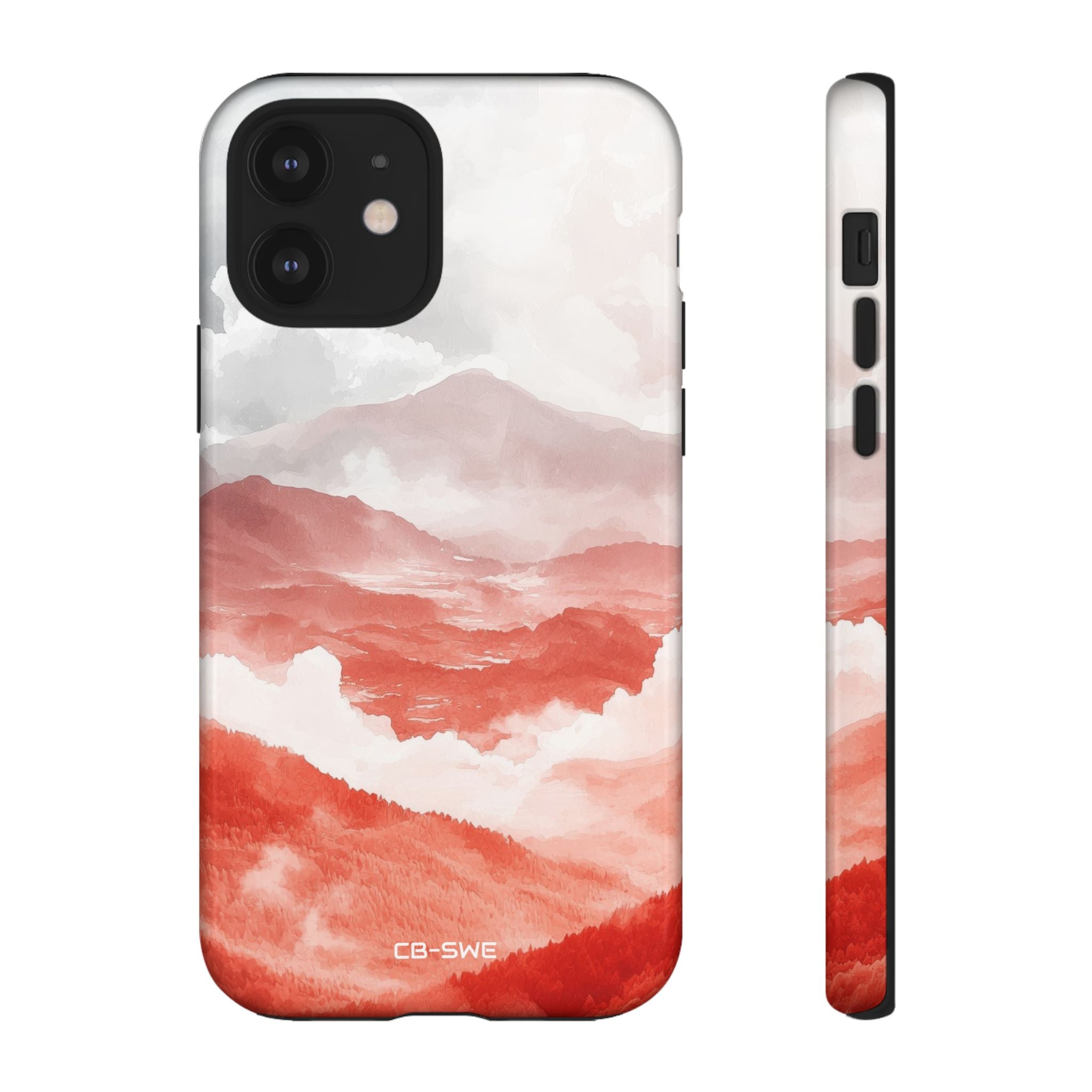 Mountain Flames Rise - iPhone Case
