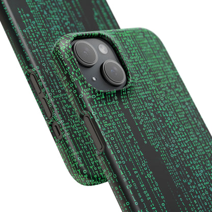 Matrix Gradient Flow iPhone 15 - Slim Phone Case