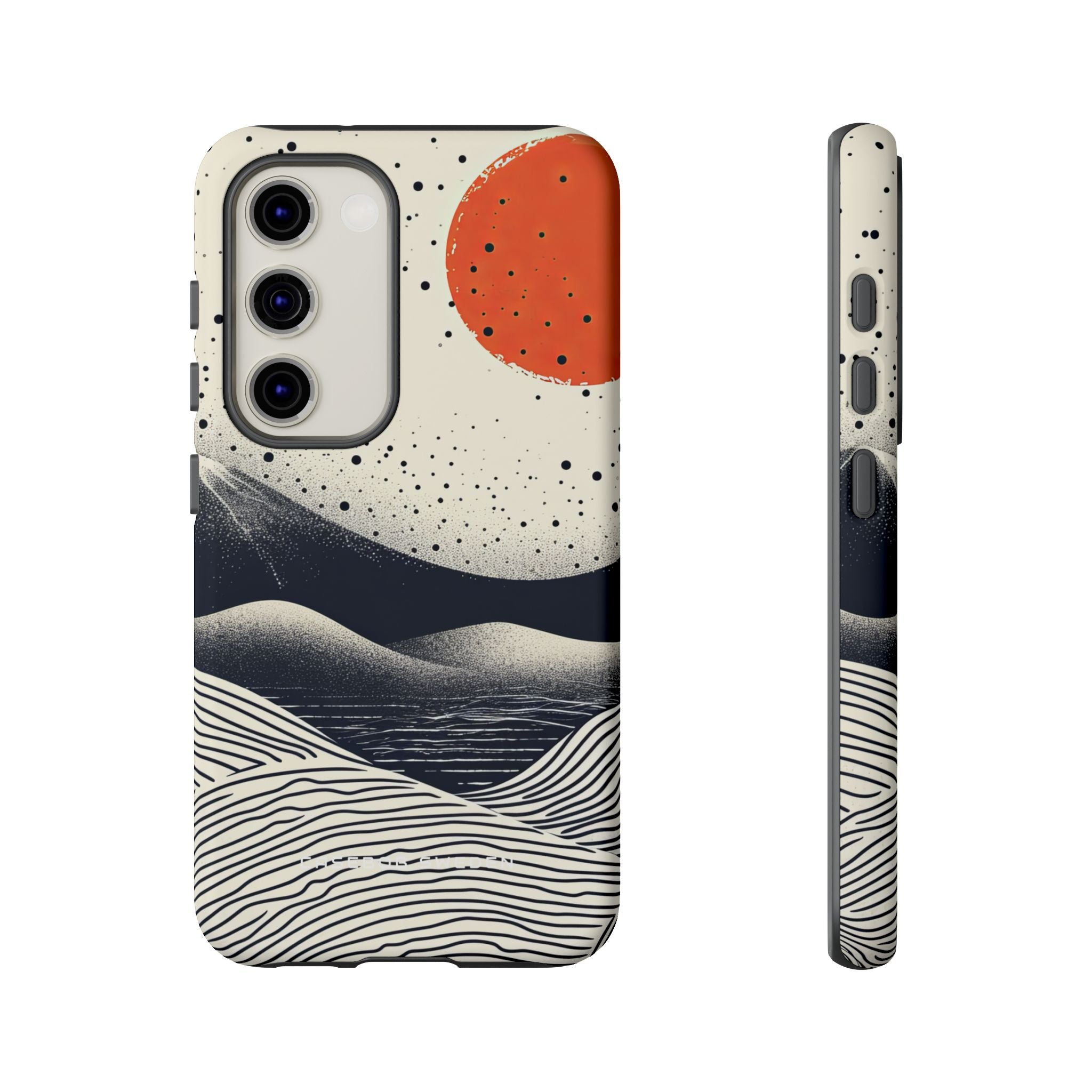 Red Sun Over Flowing Horizons Samsung S23 - Tough Phone Case