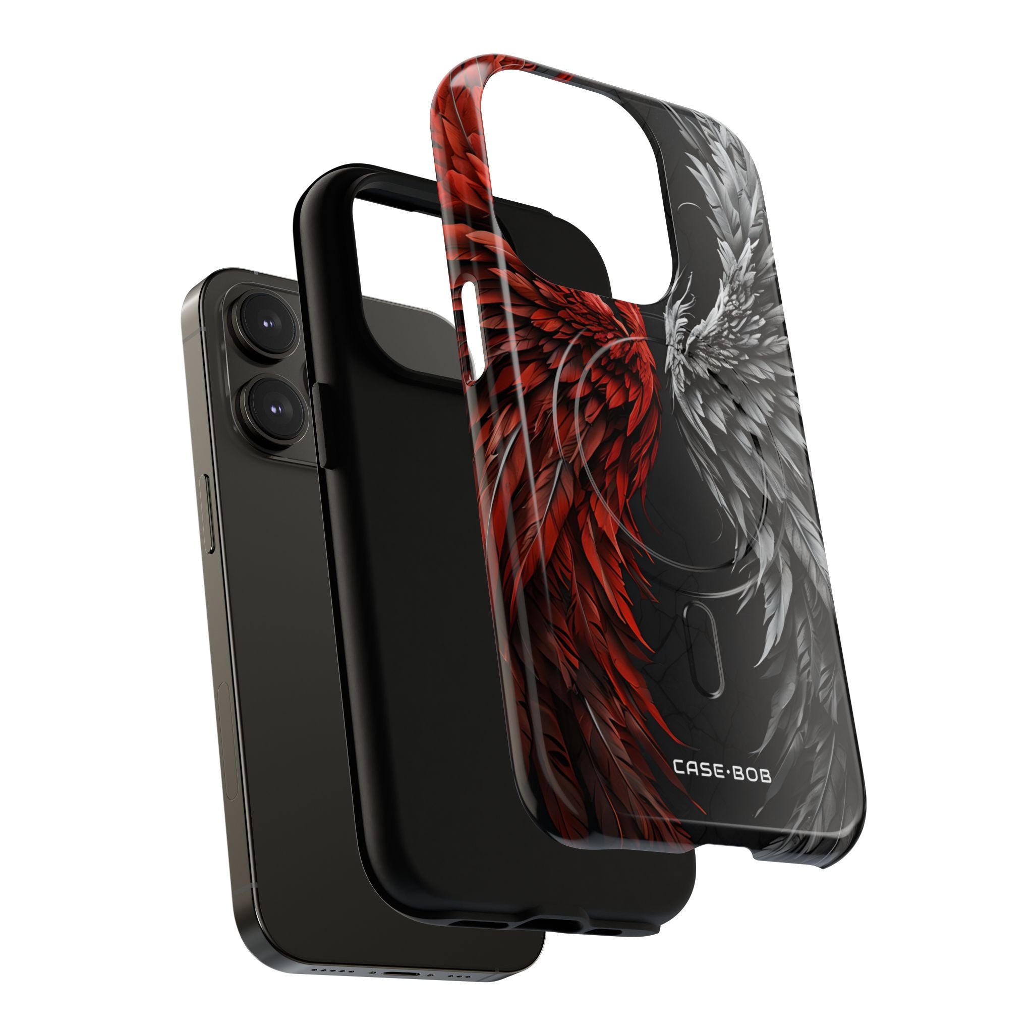 Crimson White Wings iPhone 14 Pro Case - Tough+