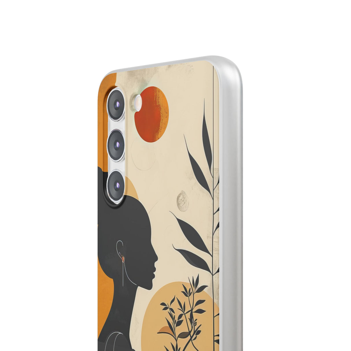 Modern Silhouette Tranquility | Flexible Phone Case for Samsung Galaxy