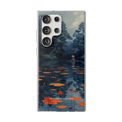 Tranquil Lotus Reflections Samsung S23 - Flexi Phone Case