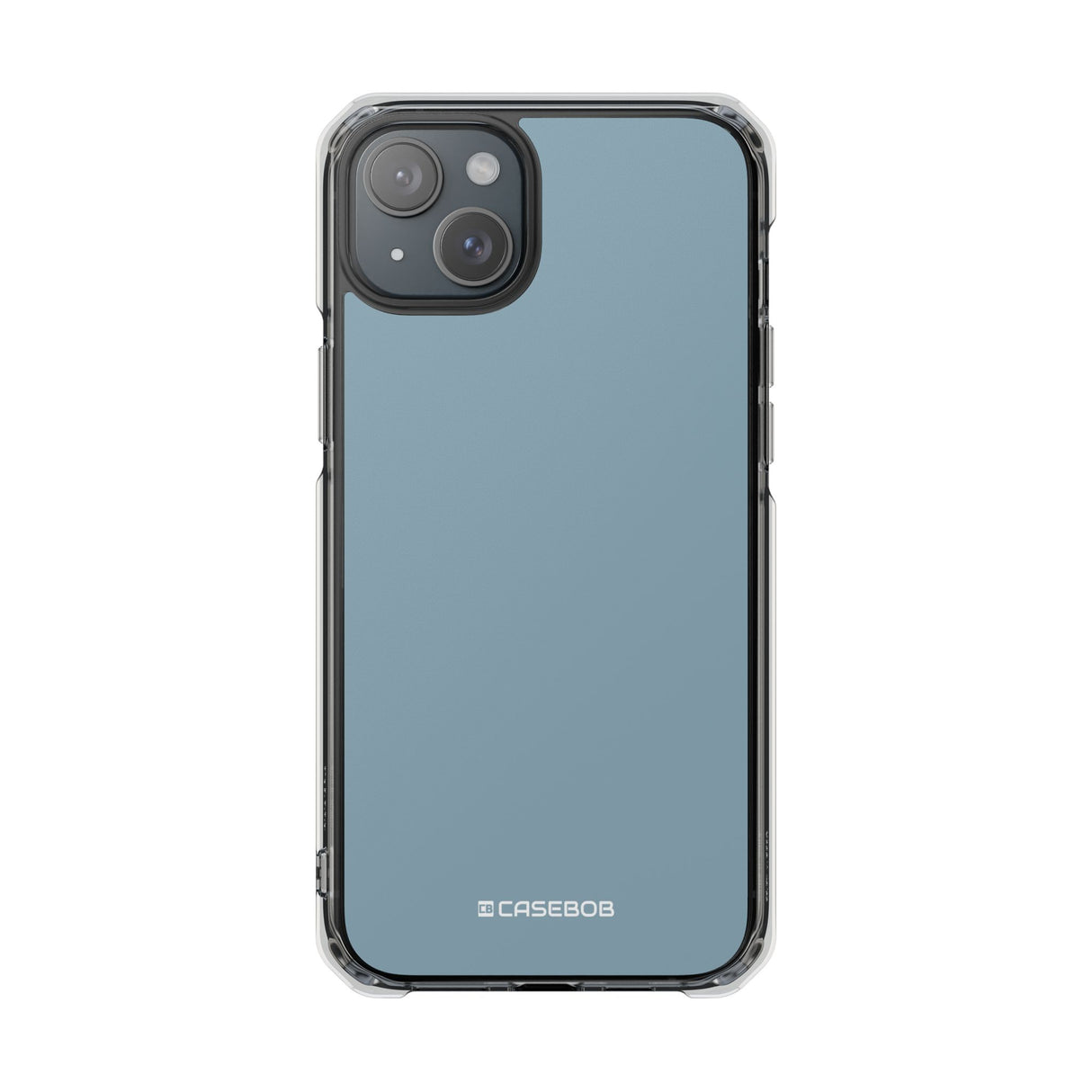 Pewter Blue | Phone Case for iPhone (Clear Impact Case - Magnetic)