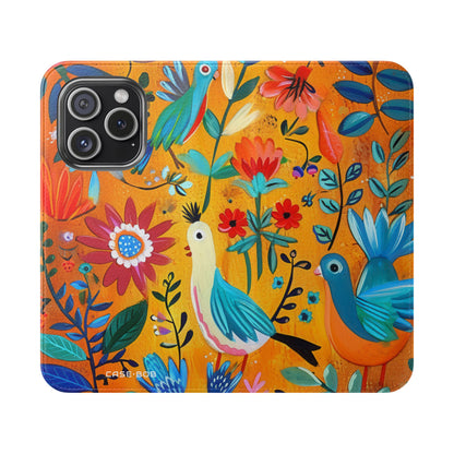 Bluebird Bloom - iPhone 15 Pro Case - Wallet