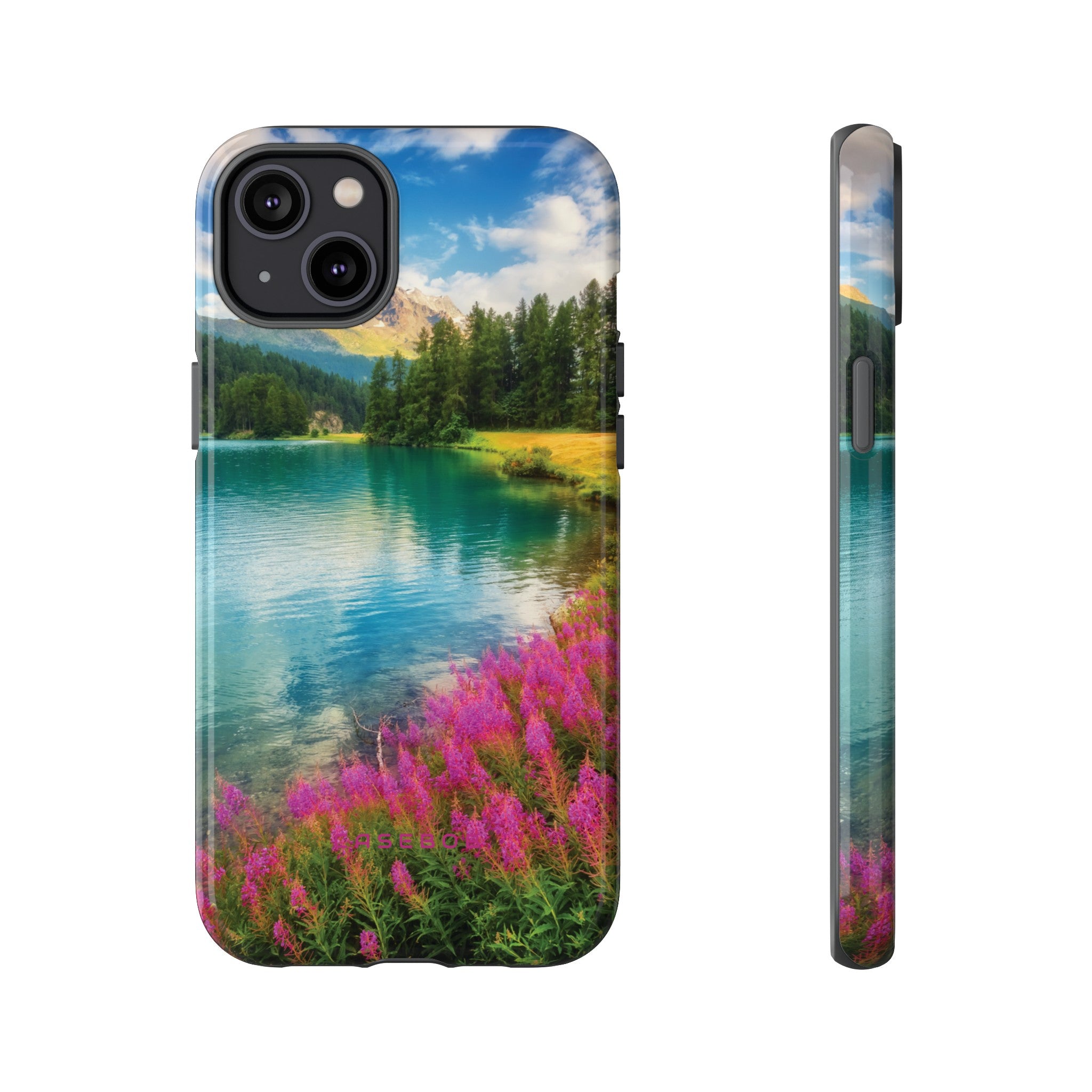 Azure Alpine Lake Phone Case - Protective Phone Case