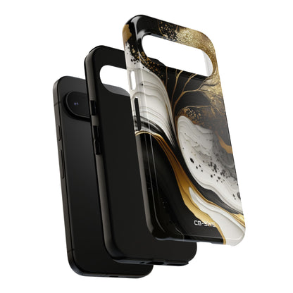 Gold Swirl Elegance - Google Pixel Case