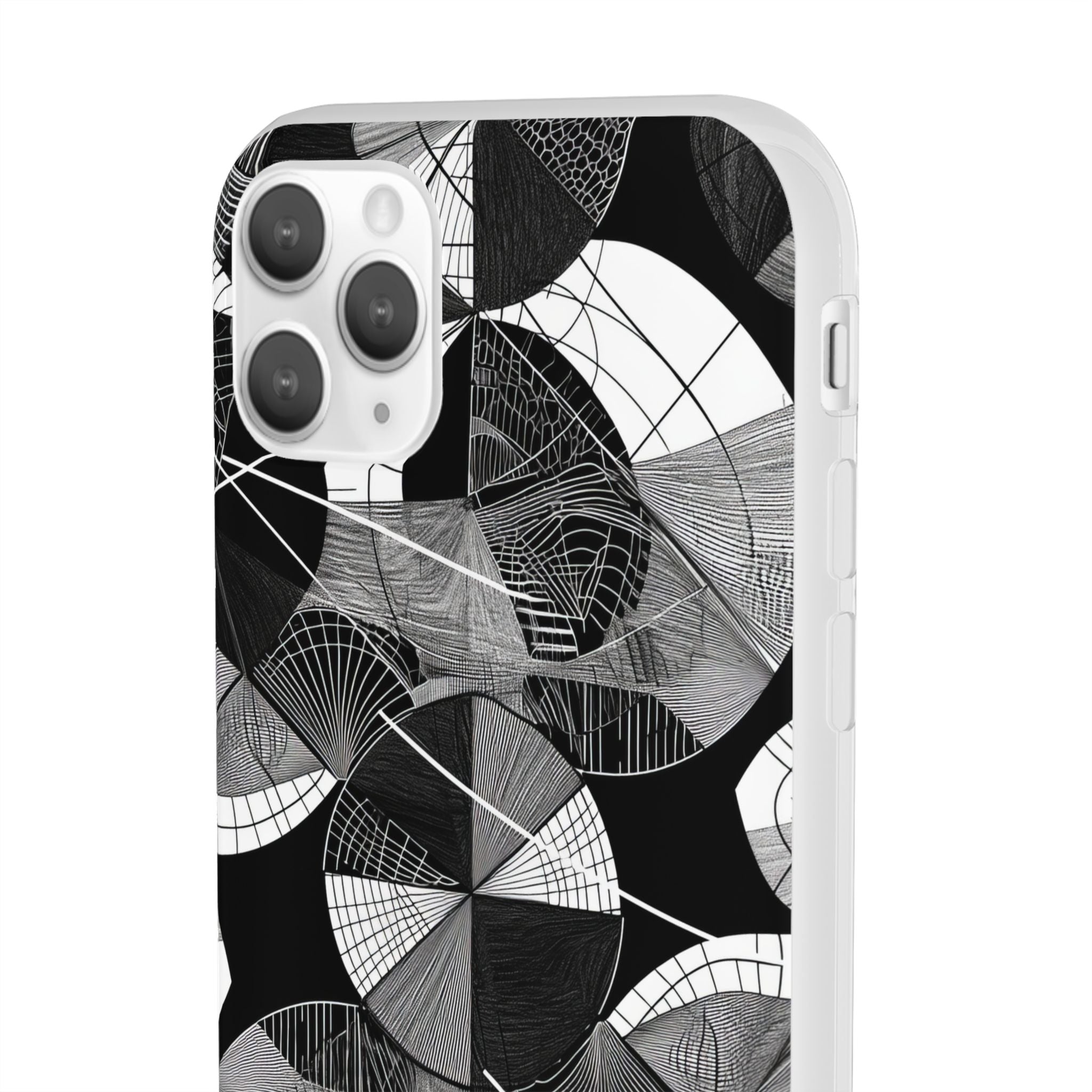 Geometric Elegance | Flexible Phone Case for iPhone