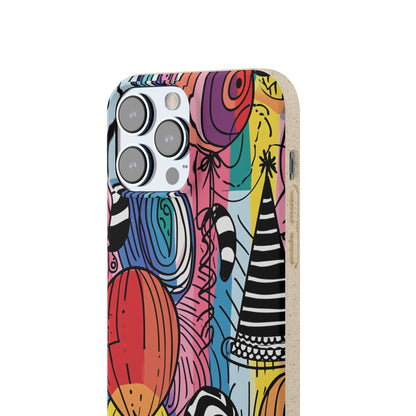 Vibrant Party Whimsy | Biodegradable Phone Case