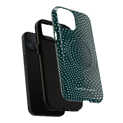 Teal Rippleflow iPhone 15 | Tough+ Phone Case