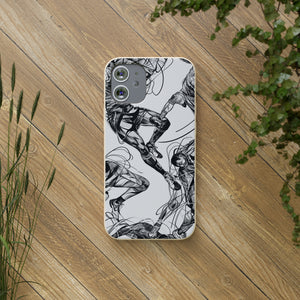 Dynamic Athletic Surrealism | Biodegradable Phone Case