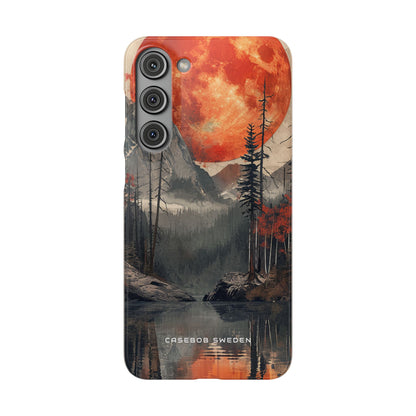 Celestial Glow Over Reflective Landscape Samsung S23 - Slim Phone Case