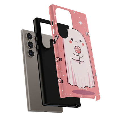 Cute Ghost Holds Candy - Samsung Case
