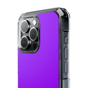 Vivid Violet | Phone Case for iPhone (Clear Impact Case - Magnetic)