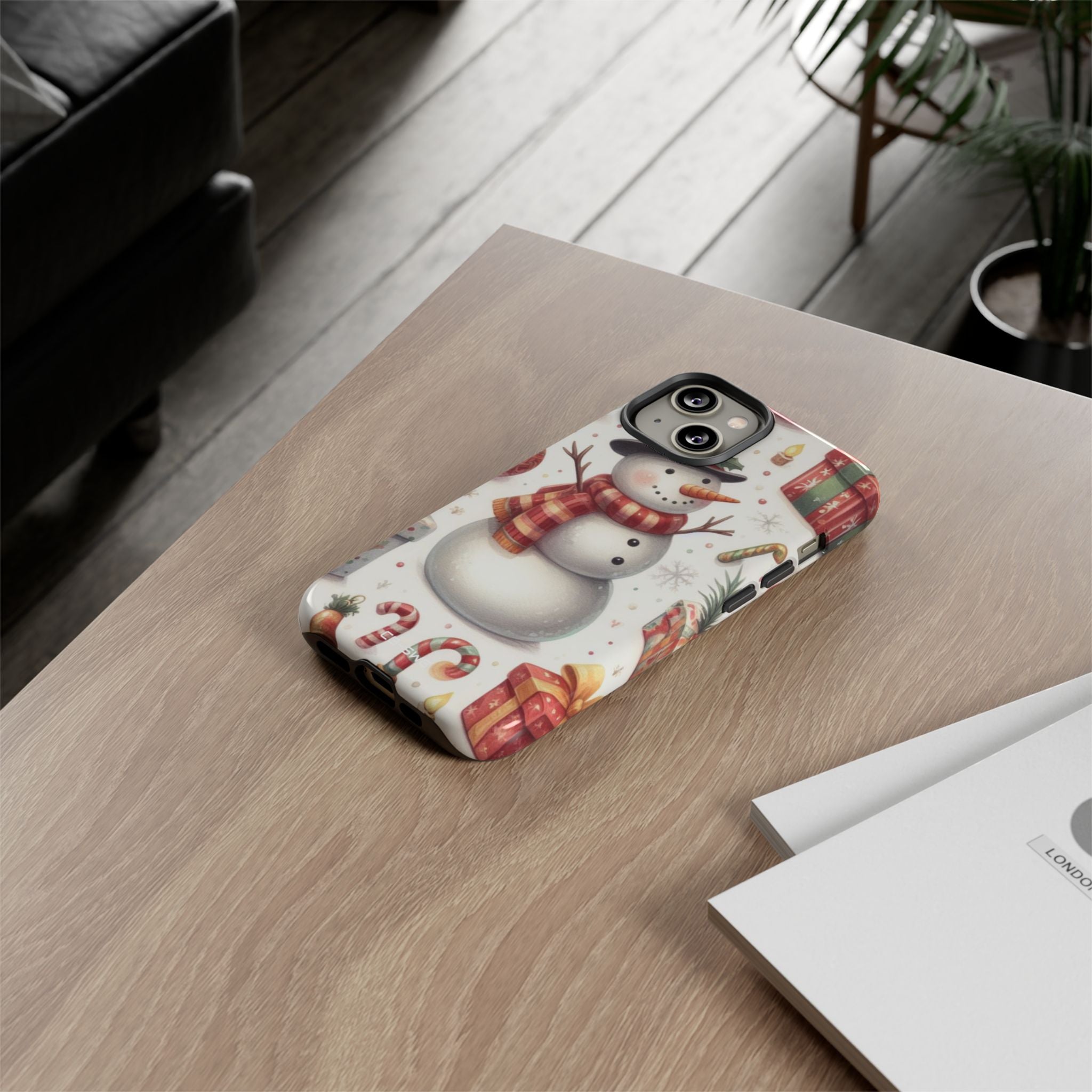 Snowman Welcomes Joy - iPhone Case
