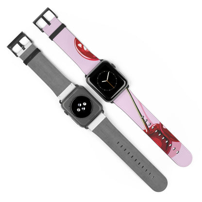 Glossy Cherry Glow - Watch Band