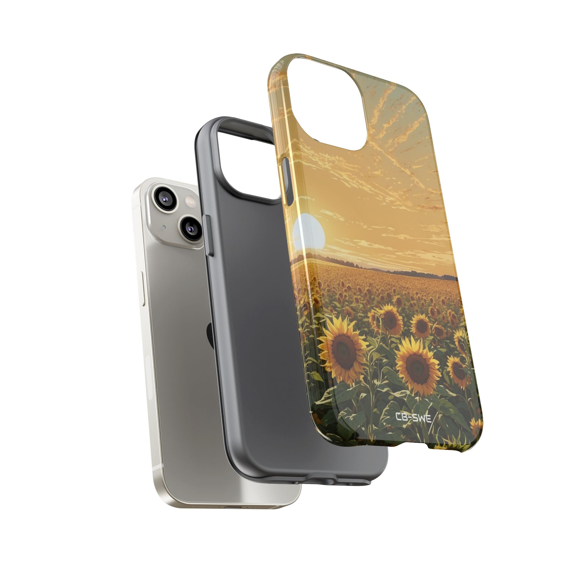 Sunflowers Embrace Light - iPhone Case