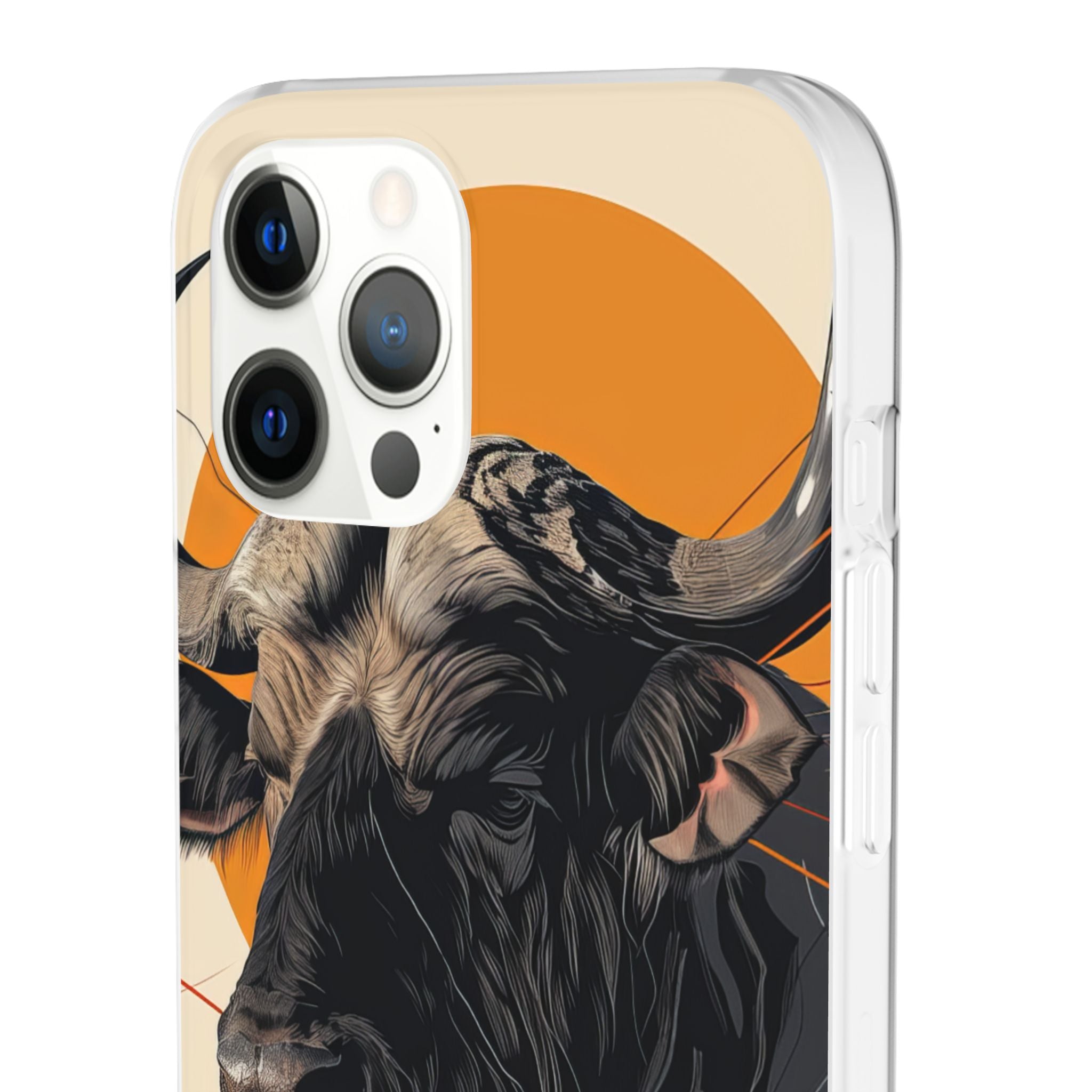 Majestic Buffalo Sun | Flexible Phone Case for iPhone