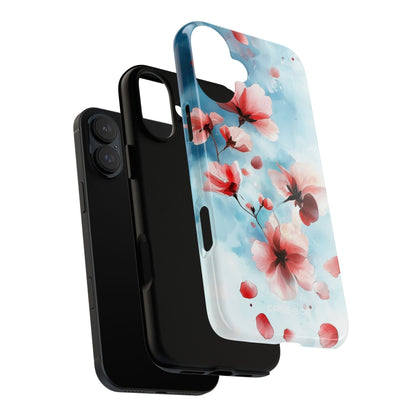 Pink Bloom iPhone 16 Plus Case - Tough