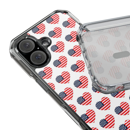 Hearts Embrace Freedom iPhone Case - Impact