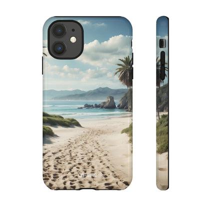 Footprints Trace Sand - iPhone Case