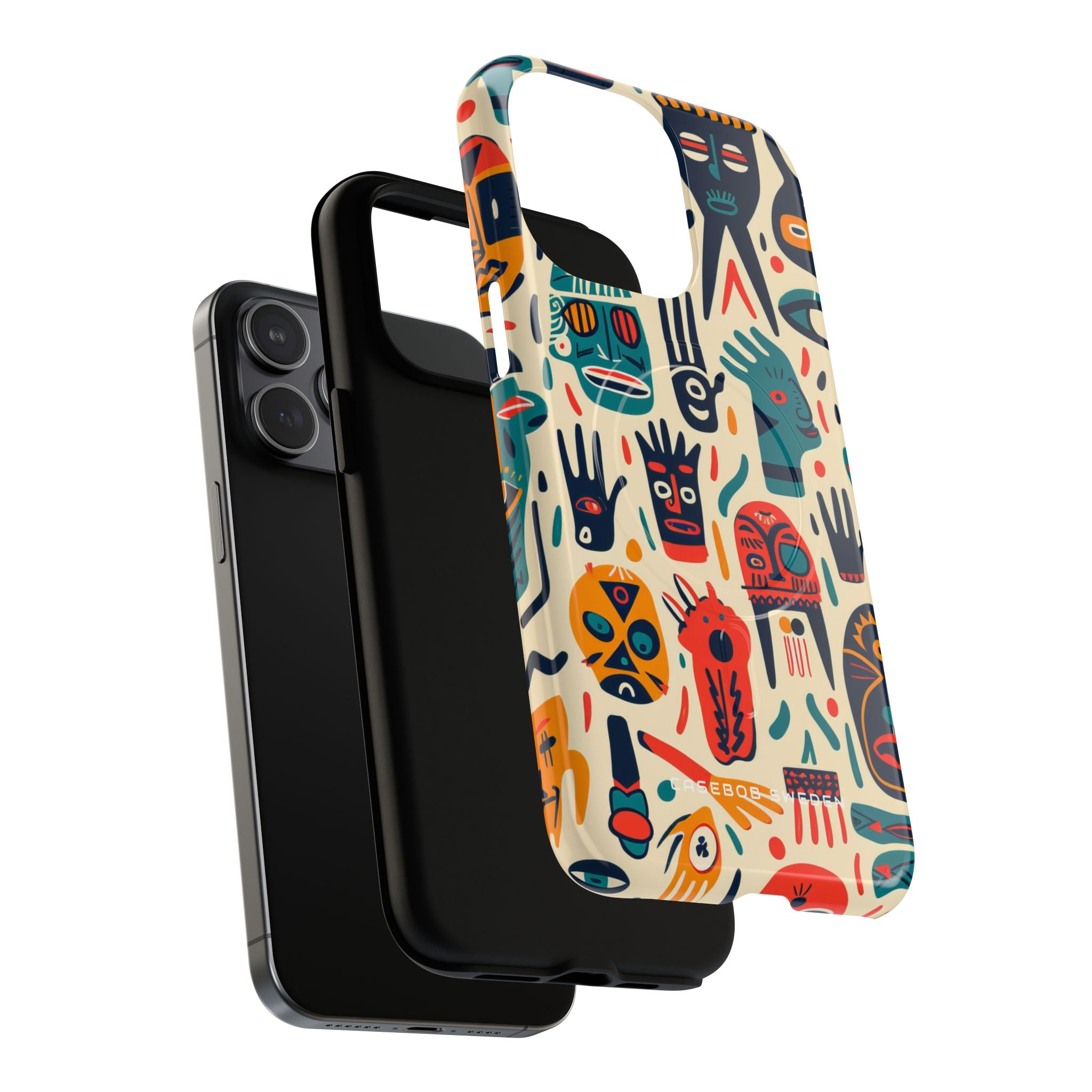 Gradient Tribalscape Vibrance iPhone 15 | Tough+ Phone Case