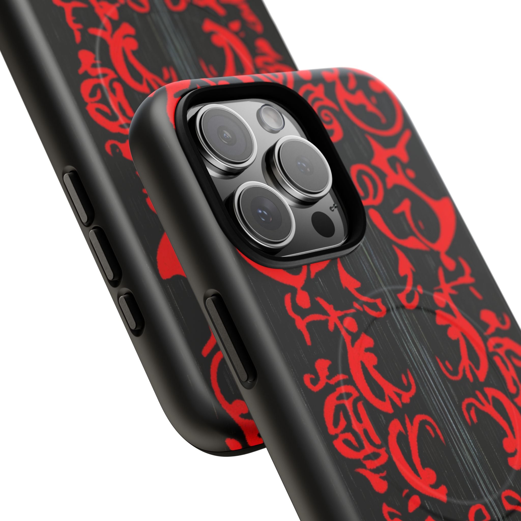 Gothic Crimson Symmetry iPhone 16 | Tough+ Phone Case