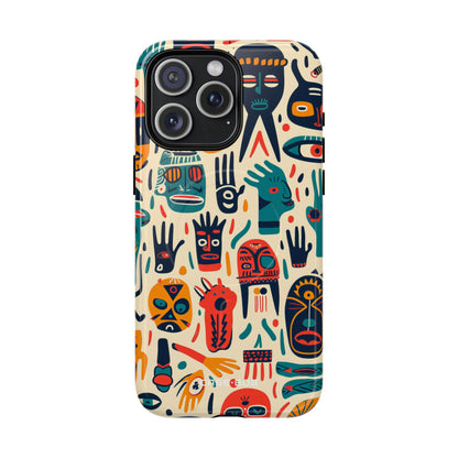 Vivid Faces iPhone 15 Pro Max Case - Tough+