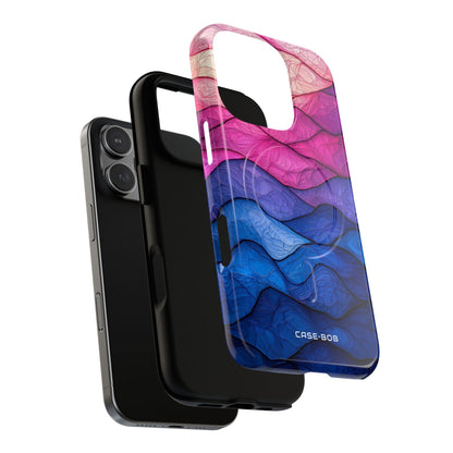 Wavy Vein Gradient iPhone 16 Pro Case - Tough+